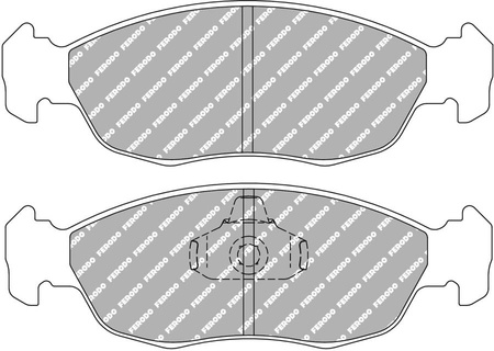 Klock hamulcowe Ferodo Racing DS2500 przednie FCP876H CITROEN Saxo Xsara PEUGEOT 106 306 Enterprise