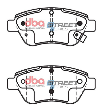 DBA Brake Pads Utcai sorozat első fékbetétek Kerámia - DB1712SS