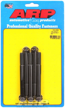 Śruby ARP "3/8""-24 x 4.000 12pt black oxide bolts" (5pcs)