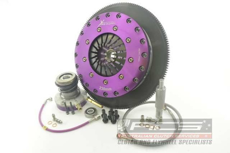 Xtreme Performance Holden / HSV / Vauxhall - 230mm Rigid Ceramic Twin Plate Clutch Kit Incl Flywheel & CSC 1800Nm