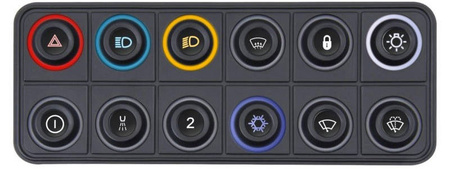 Billentyűzet CAN Ecumaster - 12 RGB billentyű