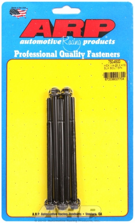 ARP "1/4""-28 x 4.500 hex black oxide bolts" (5pcs)
