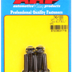 ARP "1/4""-28 x 1.000 12pt black oxide bolts" (5pcs)