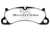 DP52144NDX - Zestaw klocków hamulcowych seria BLUESTUFF NDX EBC Brakes