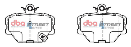 DBA Brake Pads Utcai sorozat első fékbetétek Kerámia - DB2030SS SMART City-Cabrio City-Coupe Crossblade Fortwo W450 W451 Brabus Roadster