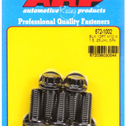 Śruby ARP M10 x 1.50 x 25 12pt black oxide bolts (5pcs)