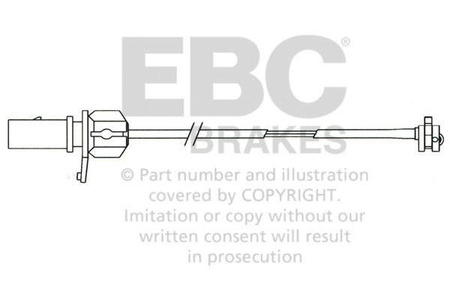 EFA110 - EBC fékbetét kopásérzékelő