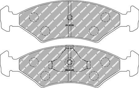 Ferodo Racing DS2500 brake pad rear FCP206H FERRARI 208 328 GTB GTS Mondial FORD Courier Escort 3 4 Van Fiesta 1 2 Orion P100 Sierra Sierra Sapphire KIA Sephia TVR Cerbera Chimaera Griffith,