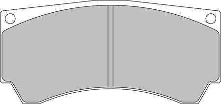 Ferodo Racing DS2500 brake pad rear FRP3082H MITSUBISHI Lancer