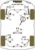 Tylna tuleja drążka stabilizatora 15mm Powerflex Black Series Audi A4 / S4 / RS4 & A4 / S4 / RS4 B5 (1995-2001)\S4 Avant (1995-2001) PFR3-210-15BLK