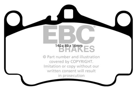 DP81515RPX - Ein Satz Rennbremsbeläge der RP-X Racing Serie EBC Brakes