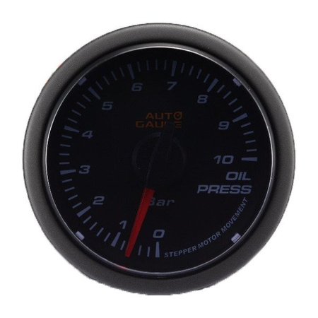 Auto Gauge Oil Pressure Gauge - SMOKE