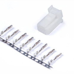 Haltech kištukas ir kaiščiai tik 8 kontaktų TYCO White - HT-030004