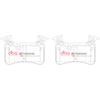 Brake Pads Xtreme Performance Hawk HB846x.534 rear - DB15037XP MERCEDES-BENZ C-Class W204 C63 AMG Coupe C204 Estate S204 CLS C219 CLS63 E-Class T211 E63 W211 SL-Class R230 SL55 SL600 SL63 SL65