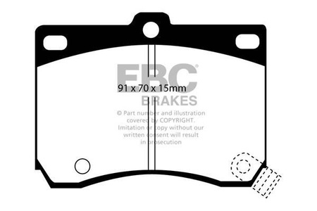 DP824 - Zestaw klocków hamulcowych seria ULTIMAX2 EBC Brakes