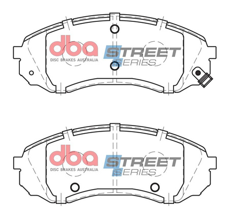 DBA Brake Pads Utcai sorozat első fékbetétek Félig-fémes - DB1940SS