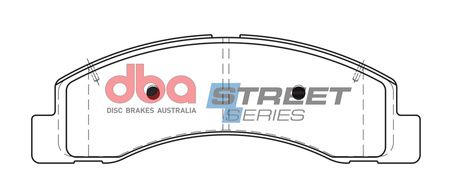 DBA Brake Pads Utcai sorozat első fékbetétek Kerámia - DB1731SS