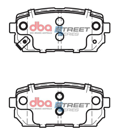 DBA Brake Pads Utcai sorozat hátsó fékbetétek Kerámia - DB2175SS KIA Carens