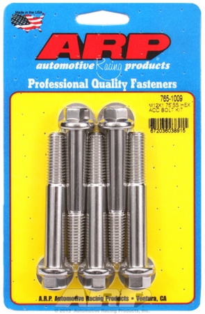 ARP Bolt Kit M12 x 1.75 x 80 SS Hex