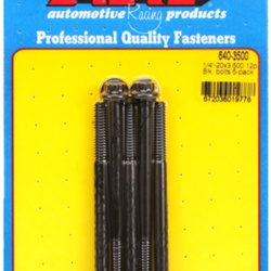 ARP "1/4""-20 x 3.500 12pt black oxide bolts" (5pcs)