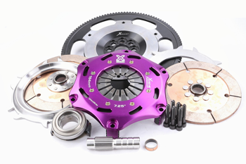 Xtreme Performance Honda Civic VII, VIII / Integra - 184mm Rigid Ceramic Twin Plate Clutch Kit Incl Flywheel 1220Nm