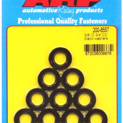 ARP "3/8"ID 3/4"OD .120"TH black washers" (10pcs)