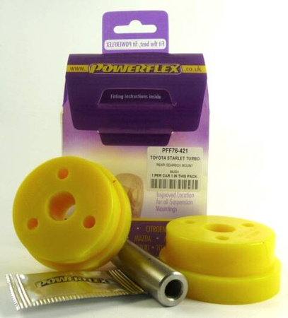 Rear Gearbox Mount Bush (Tuned/Track) Powerflex Polyurethane Bush Toyota Starlet GT Turbo EP82/Glanza V EP91 (1990 - 1999) PFF76-421P Diagram number: 2