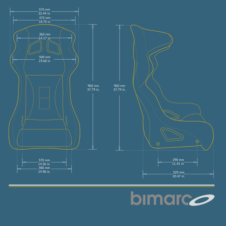 Car Seat BIMARCO HAMER PRO FIA