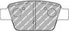 Ferodo Racing DS2500 Hinterradbremsbelag FCP1469H ALFA ROMEO MITO 955 MiTo 955 FIAT Bravo II 198 Multipla STILO 192 Multi Wagon LANCIA DELTA III 844 PEUGEOT 207 207