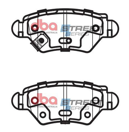 Klocki hamulcowe tylne DBA Brake Pads Street Series Ceramic - DB1425SS