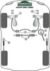 Tylna tuleja przedniego wahacza Powerflex Heritage Collection Volkswagen Vento Models & Vento A3 (1992 - 1998) PFF85-204H