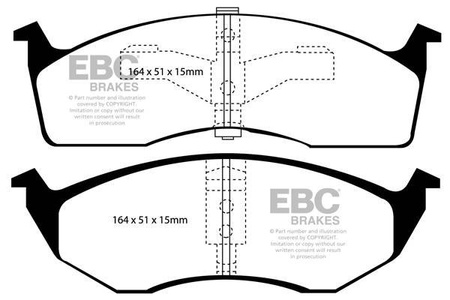 DP1065 - Ein Satz Bremsbeläge serie ULTIMAX2 EBC Brakes