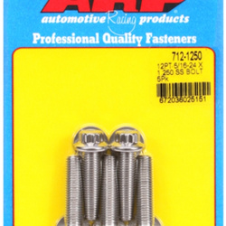 ARP "5/16""-24 x 1.250 12pt SS bolts" (5pcs)
