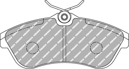 Ferodo Racing DS2500 Vorderradbremsbelag FCP1543H CITROEN C2 C2 JM ENTERPRISE C3 Pluriel