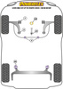Prowadnica montażowa koła PowerAlign Powerflex Road Series Seat Leon Models & Leon MK3 5F (2013-2020)\Leon MK3 5F upto 150PS (2013-2020) Rear Beam PF99-514-15