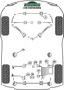 Wewnętrzna tuleja tylnego górnego wahacza Powerflex Heritage Collection BMW 5 Series & E39 (1996 - 2004)\E39 540 Touring PFR5-712H