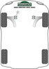 Front Strut Top Mount Bush Powerflex Polyurethane Bush Heritage Collection Volkswagen Bora Models Bora A4 (AJ) (1999-2005) Bora 4Motion (1999-2005) PFF85-430H
