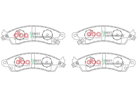 DBA fékbetétek Xtreme Performance első fékbetétek - DB1353XP ASTON MARTIN V8 Coupe Volante Virage CHEVROLET Camaro 3rd Gen Corvette C4 FORD Aust NZ Mustang Generation 4th HOLDEN HSV PONTIAC Firebird
