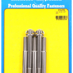 ARP "3/8""-16 x 3.750 12pt 7/16 wrenching SS bolts" (5pcs)