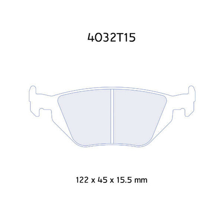 Carbone Lorraine RC5 brake pads - BMW Z4 2,0i-3,0i (03-08)