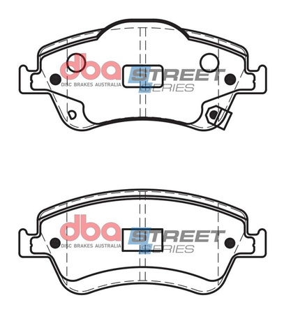 DBA Brake Pads Utcai sorozat első fékbetétek Kerámia - DB2230SS