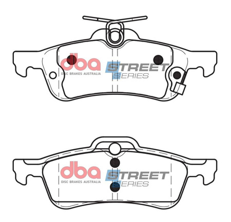 Brake Pads Street Series Ceramic rear - DB2309SS HONDA Civic 9th Gen FK FK2 Tourer