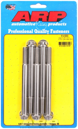 ARP "7/16""-14 X 5.000 12pt 1/2 wrenching SS bolts" (5pcs)