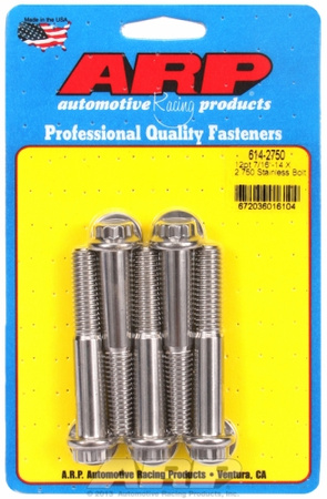 ARP "7/16""-14 X 2.750 12pt 1/2 wrenching SS bolts" (5pcs)