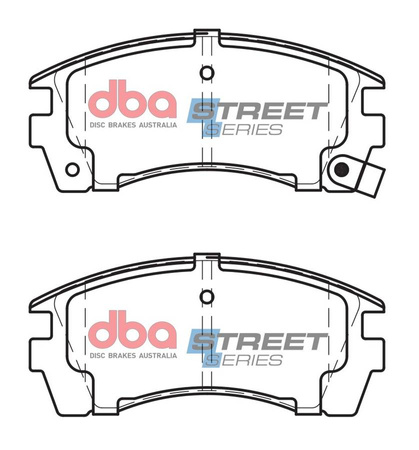 Bremsbeläge vorne DBA Brake Pads Street Series Ceramic - DB1216SS NISSAN Sunny N14 Van Y10