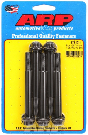 Śruby ARP  M10 x 1.25 x 90  12pt black oxide bolts (5pcs)