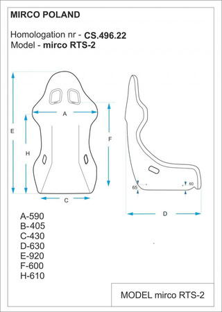 Autósülés Mirco RTS-2 FIA