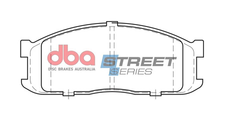 Klocki hamulcowe przednie DBA Brake Pads Street Series Ceramic - DB388SS MAZDA Bongo Brawny E2000 Panel Van Pick-up E2200