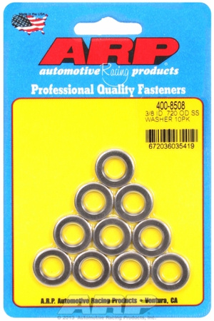 Śruby ARP "3/8"ID .720"OD .120"TH SS washers (10pcs)