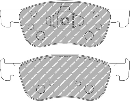 Ferodo Racing DS2500 első fékbetét FCP4816H FORD Fiesta Fiesta 7 